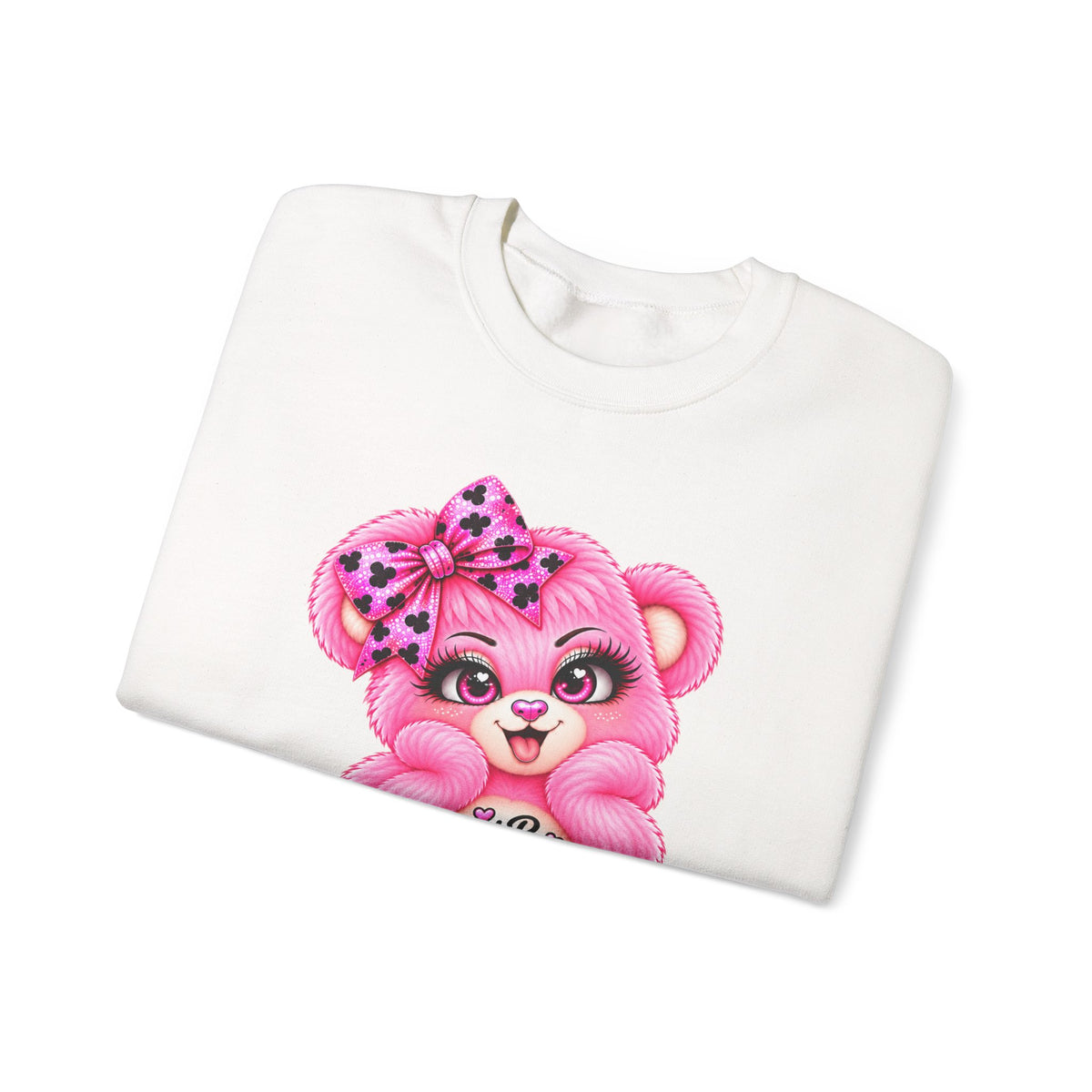 MooStache Sassy Bear Sweatshirt | Twatwaffle Bear