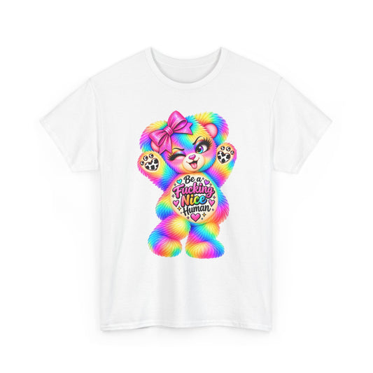 MooStache Sassy Bear Unisex Tee | Nice Human Bear