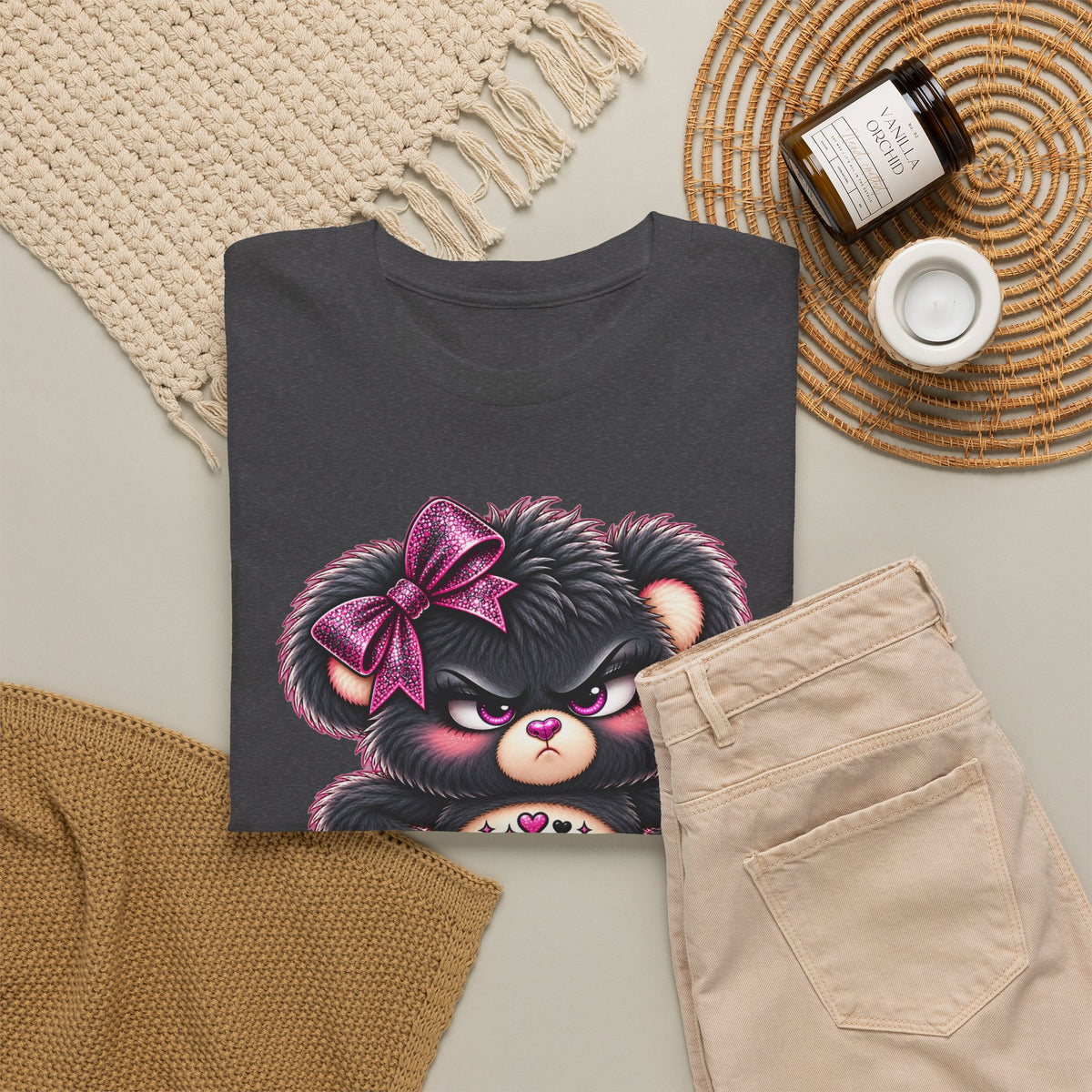 MooStache Sassy Bear Unisex Tee | FAFO Bear