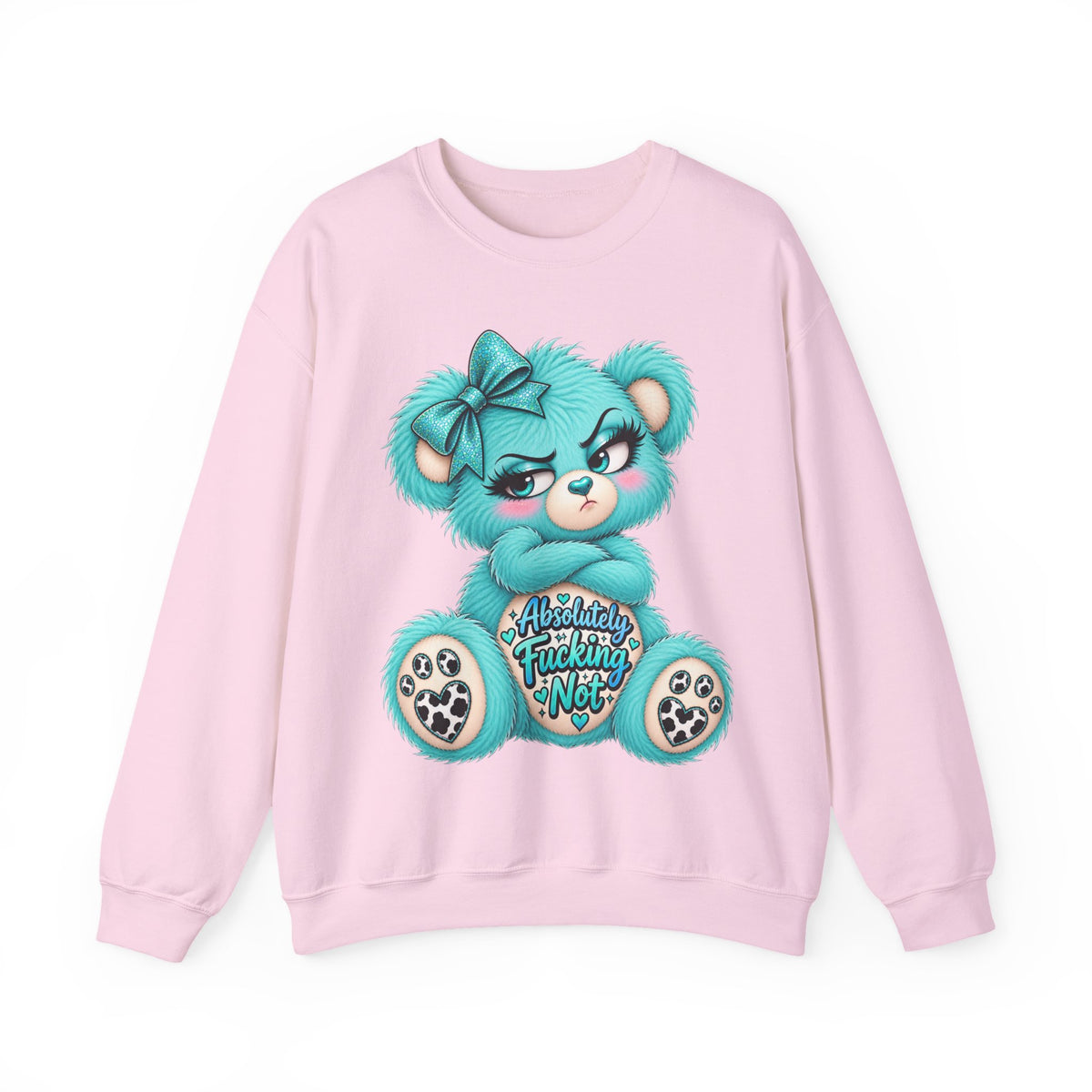 MooStache Sassy Bear Sweatshirt | Absolutely F*cking Not Bear