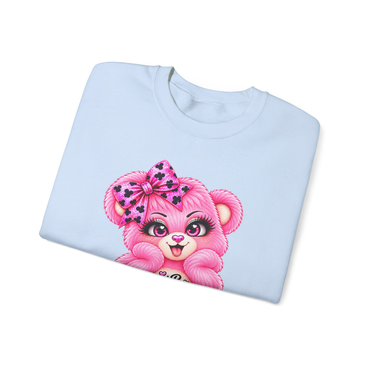 MooStache Sassy Bear Sweatshirt | Twatwaffle Bear