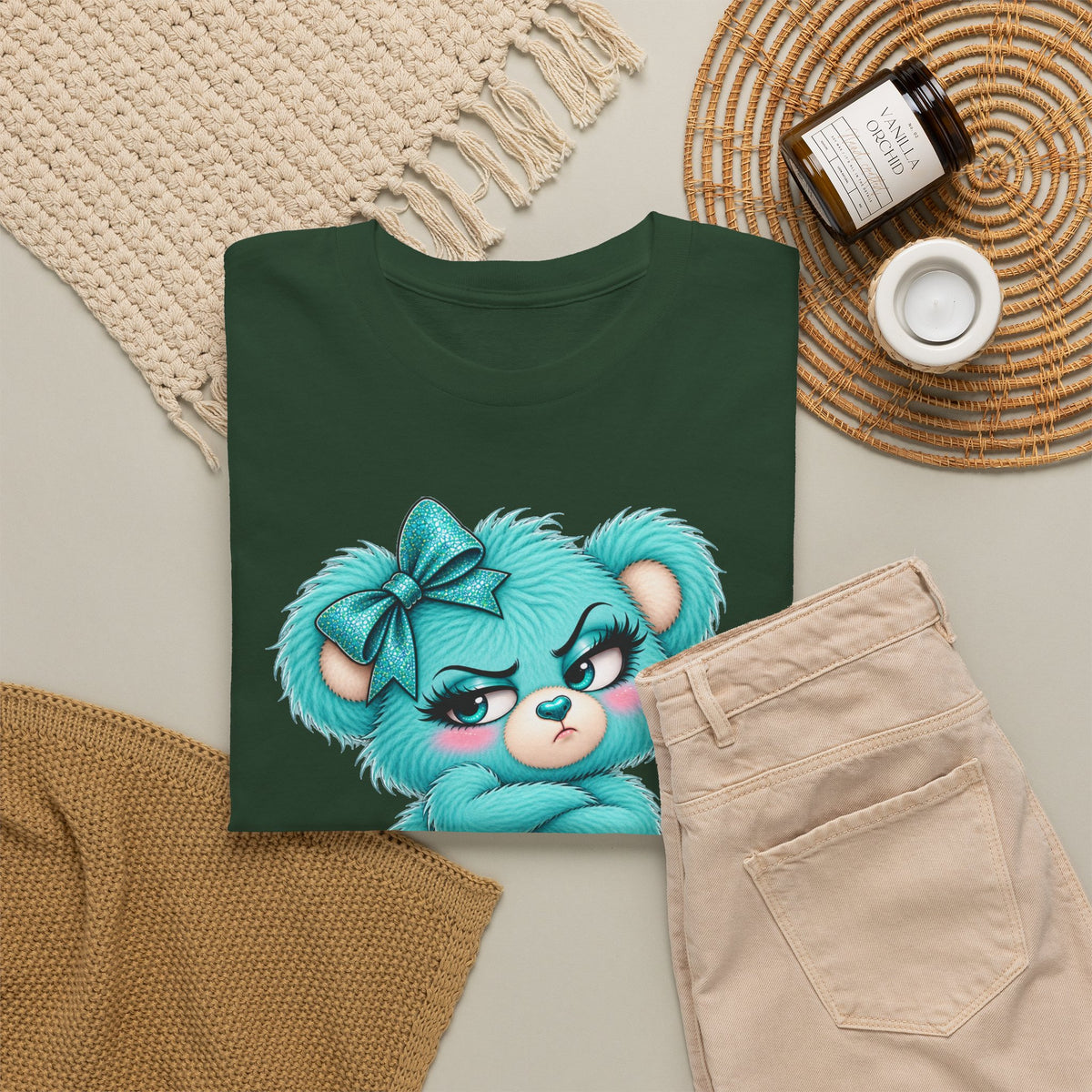 MooStache Sassy Bear Unisex Tee | Absolutely Not Bear