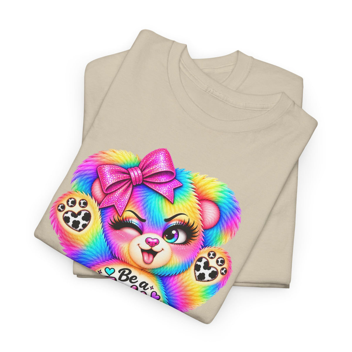 MooStache Sassy Bear Unisex Tee | Nice Human Bear