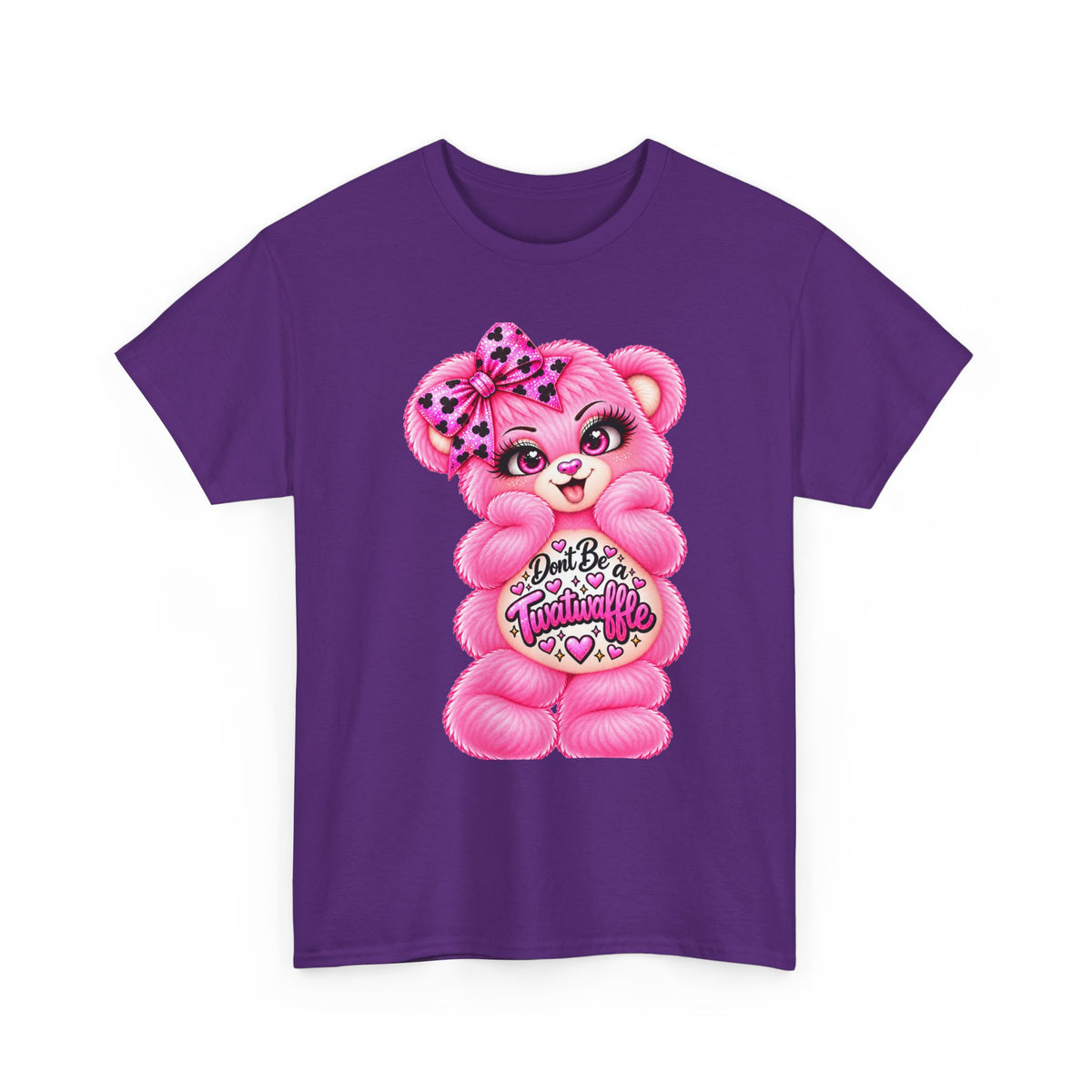MooStache Sassy Bear Unisex Tee |  Twatwaffle Bear