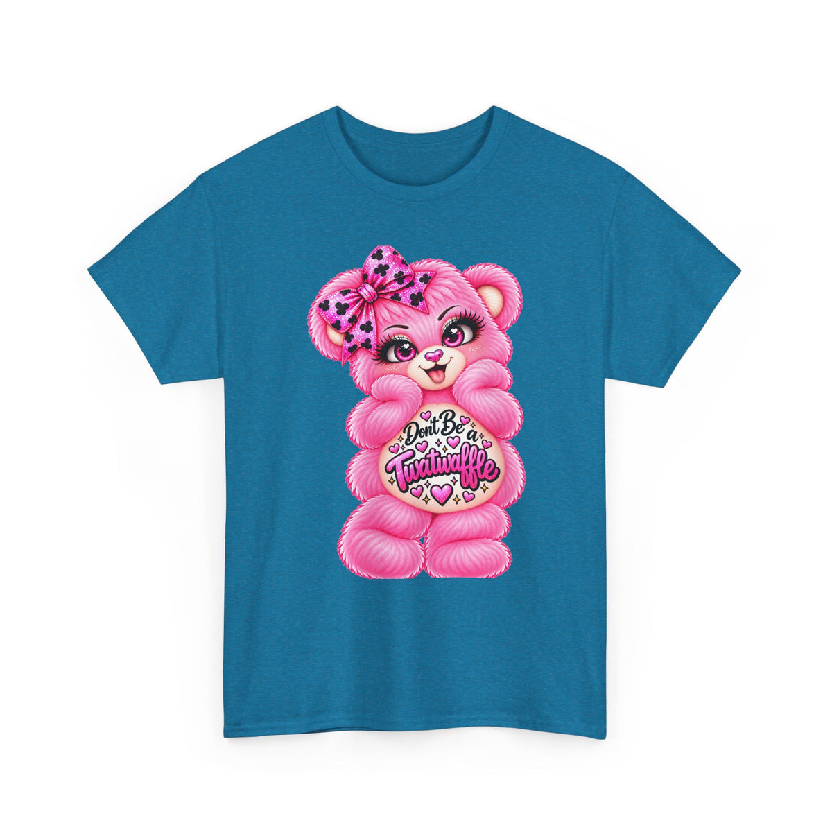 MooStache Sassy Bear Unisex Tee |  Twatwaffle Bear