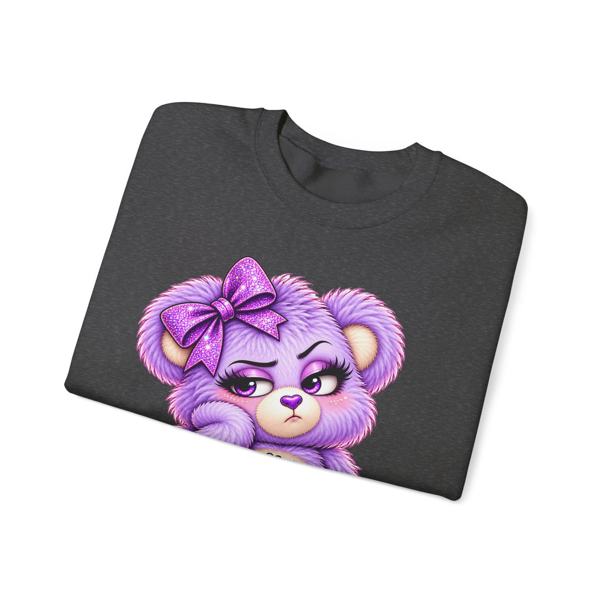 MooStache Sassy Bear Sweatshirt | Bitch Please Bear