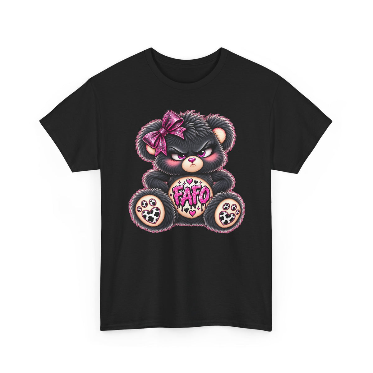 MooStache Sassy Bear Unisex Tee | FAFO Bear