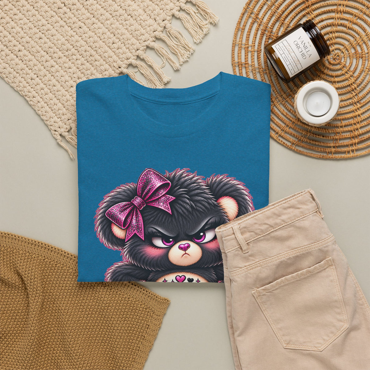 MooStache Sassy Bear Unisex Tee | FAFO Bear