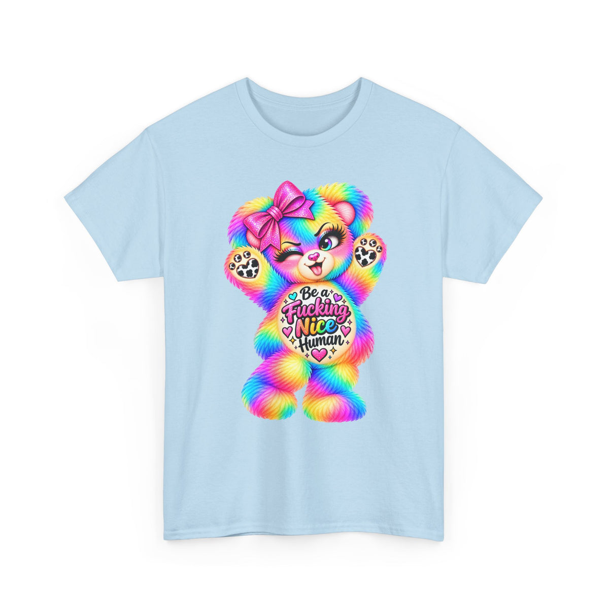 MooStache Sassy Bear Unisex Tee | Nice Human Bear