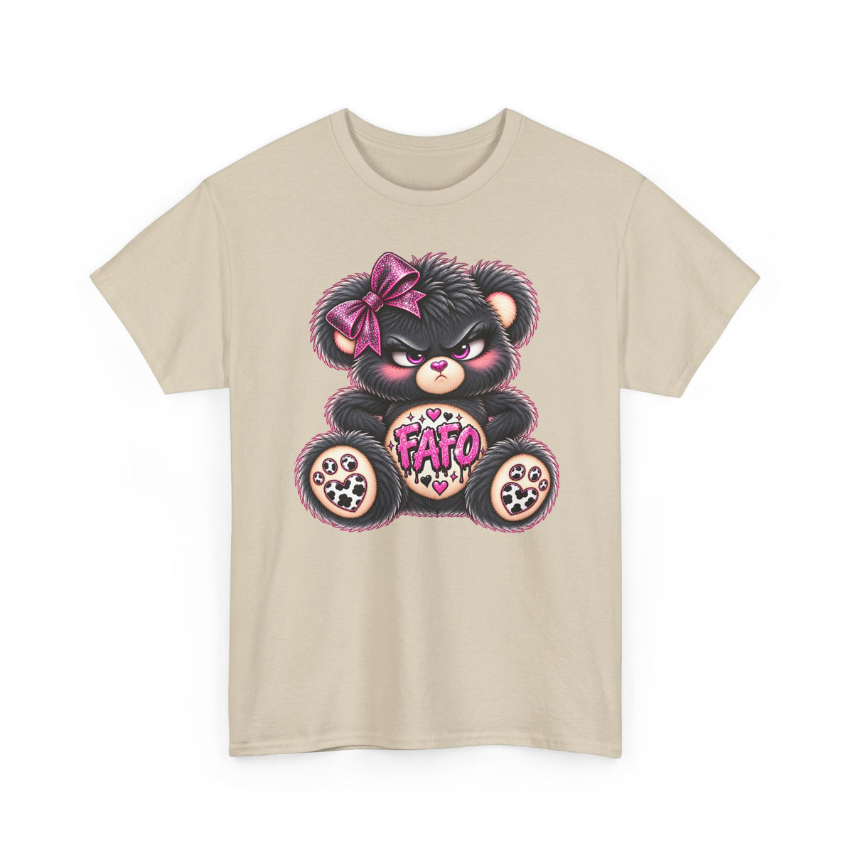 MooStache Sassy Bear Unisex Tee | FAFO Bear