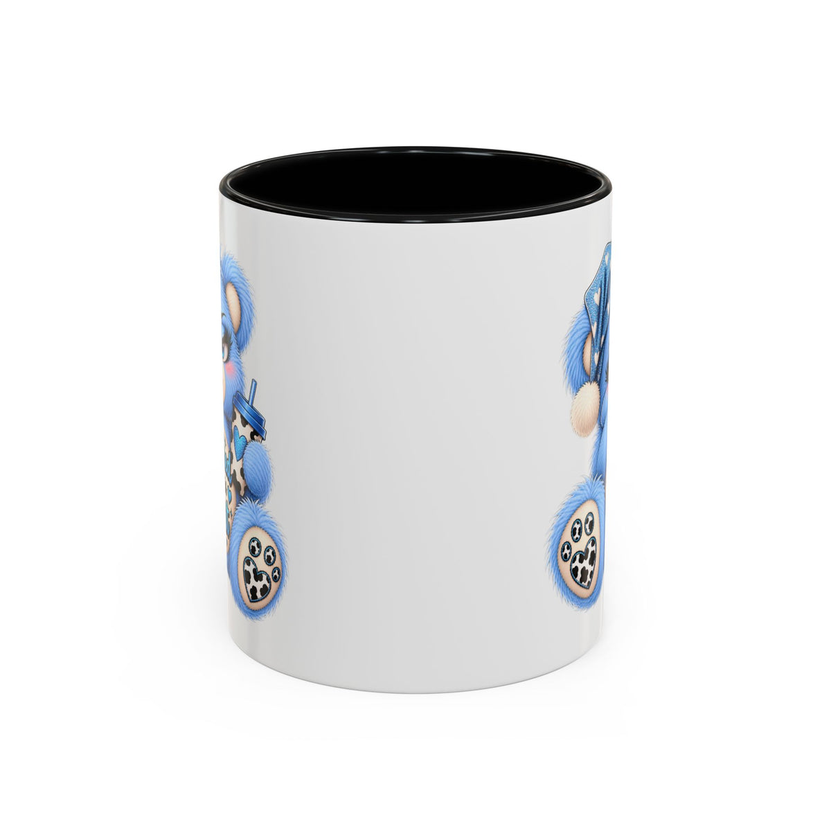 MooStache Sassy Bear Mug | Too Tired Bear