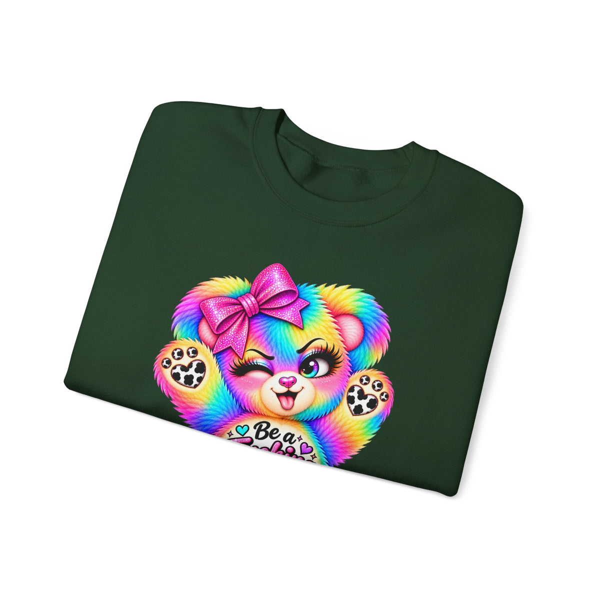 MooStache Sassy Bear Sweatshirt | Be a F*cking Mind Human Bear