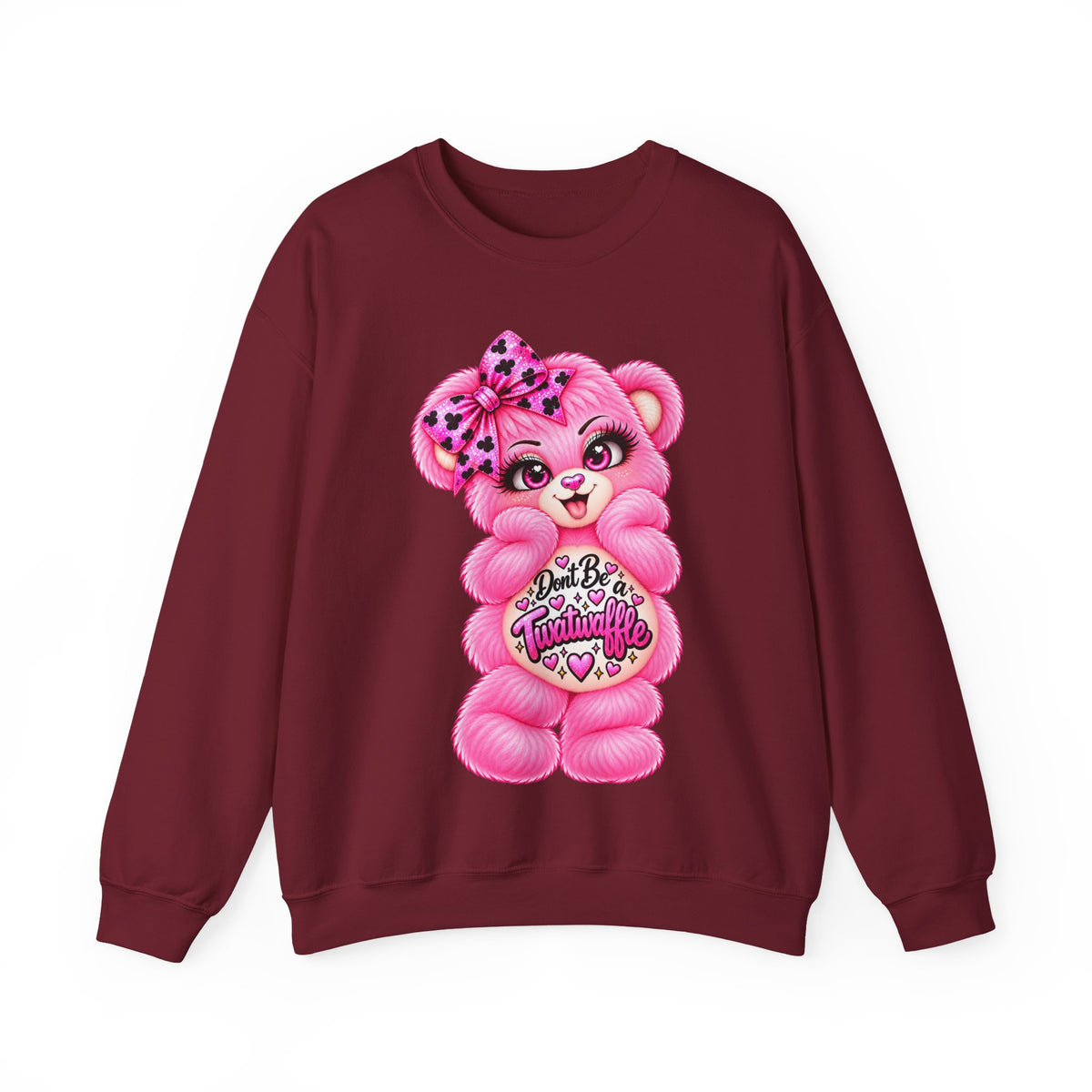 MooStache Sassy Bear Sweatshirt | Twatwaffle Bear