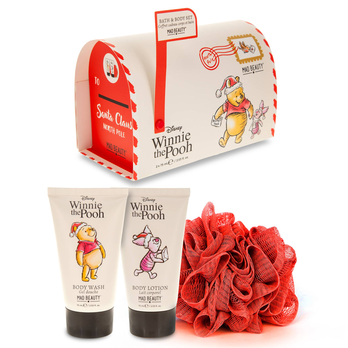 Winnie The Pooh Festive Bath & Body Set