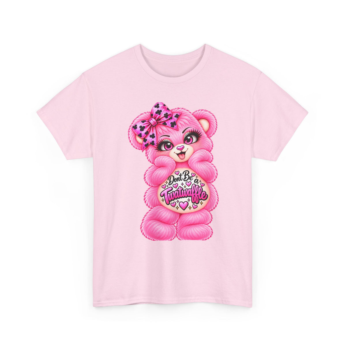 MooStache Sassy Bear Unisex Tee |  Twatwaffle Bear