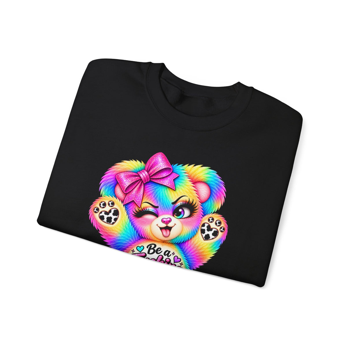 MooStache Sassy Bear Sweatshirt | Be a F*cking Mind Human Bear