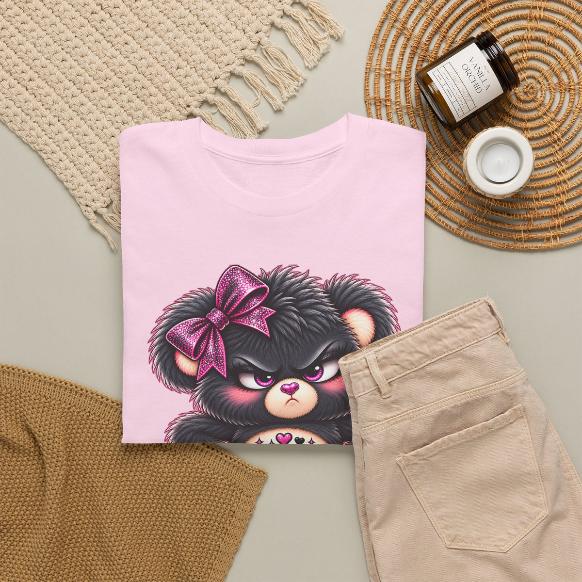 MooStache Sassy Bear Unisex Tee | FAFO Bear