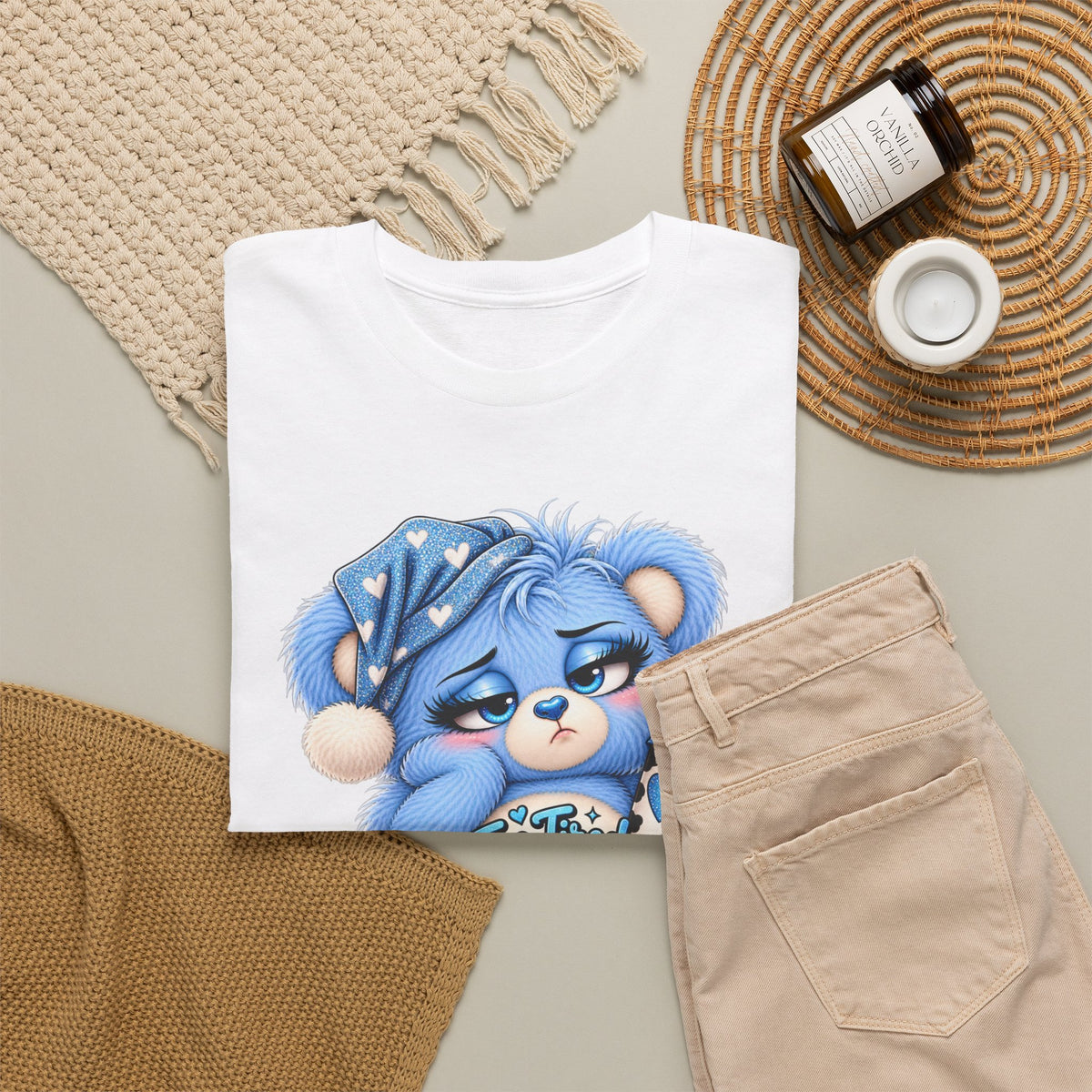 Copy of MooStache Sassy Bear Unisex Tee |  Twatwaffle Bear