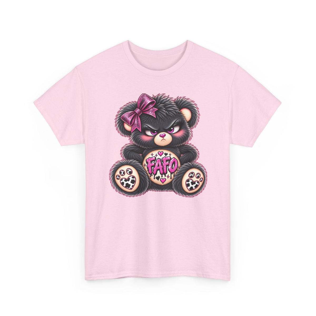MooStache Sassy Bear Unisex Tee | FAFO Bear