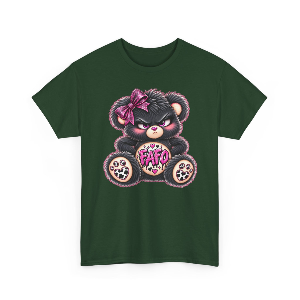 MooStache Sassy Bear Unisex Tee | FAFO Bear