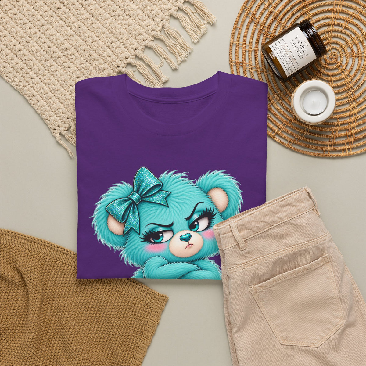 MooStache Sassy Bear Unisex Tee | Absolutely Not Bear