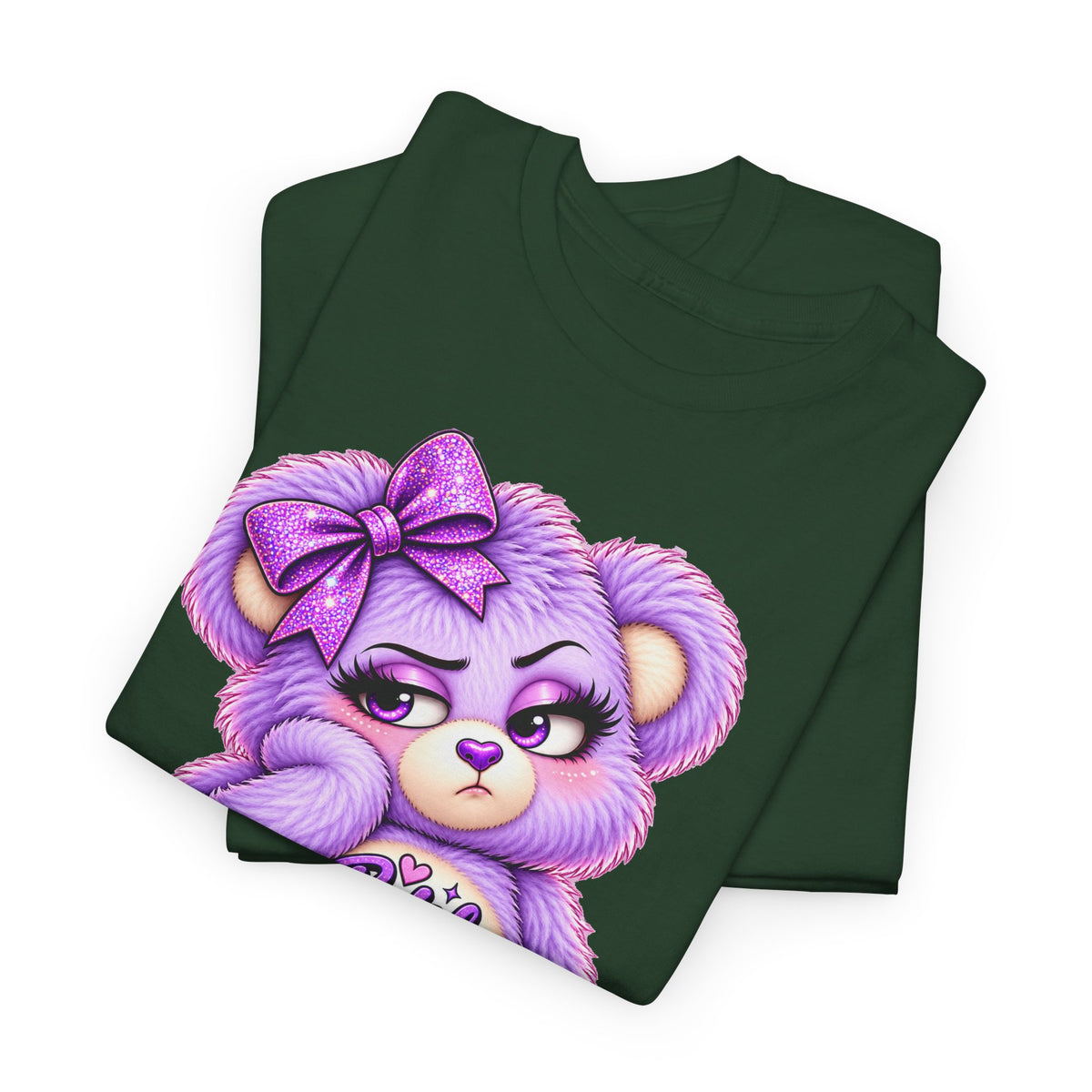 MooStache Sassy Bear Unisex Tee | Bitch Please Bear