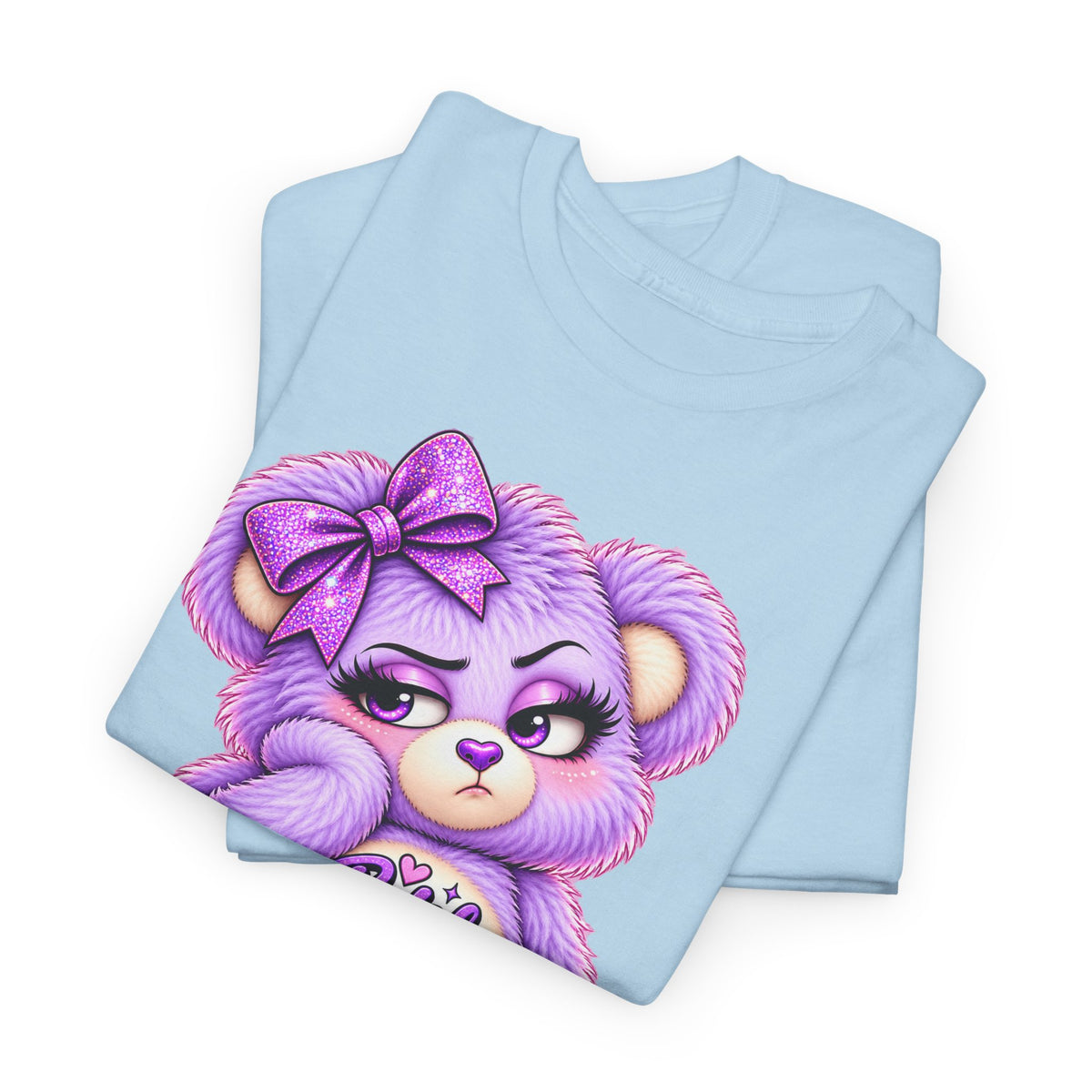 MooStache Sassy Bear Unisex Tee | Bitch Please Bear
