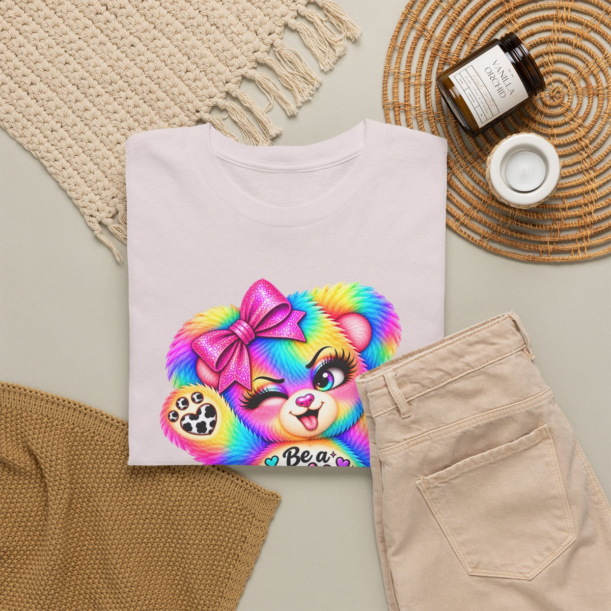 MooStache Sassy Bear Unisex Tee | Nice Human Bear