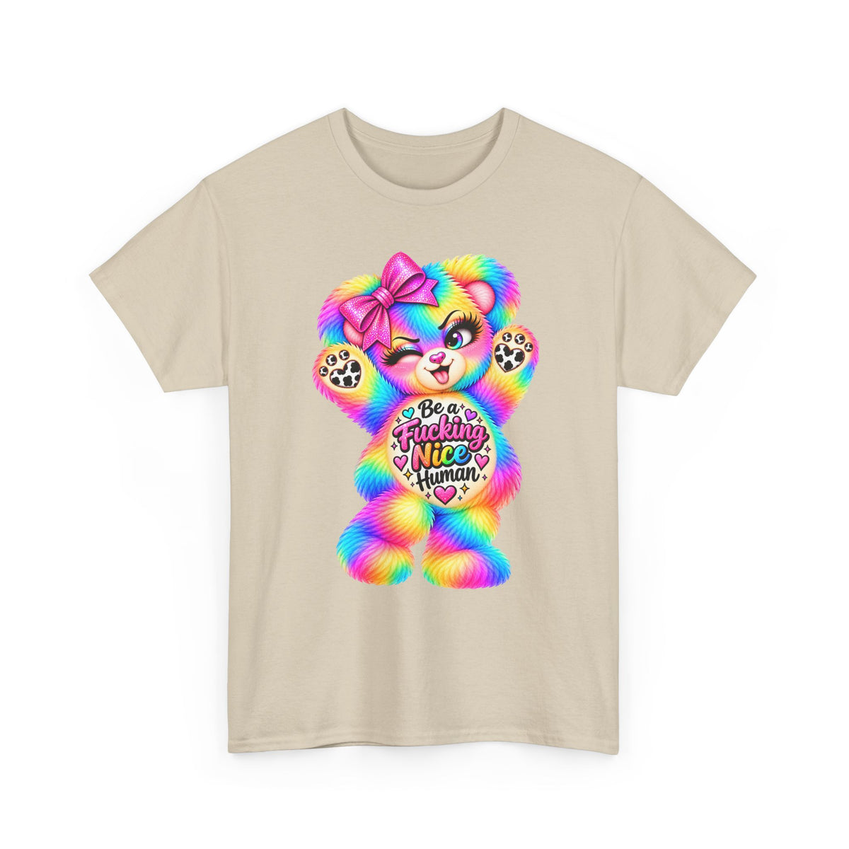 MooStache Sassy Bear Unisex Tee | Nice Human Bear