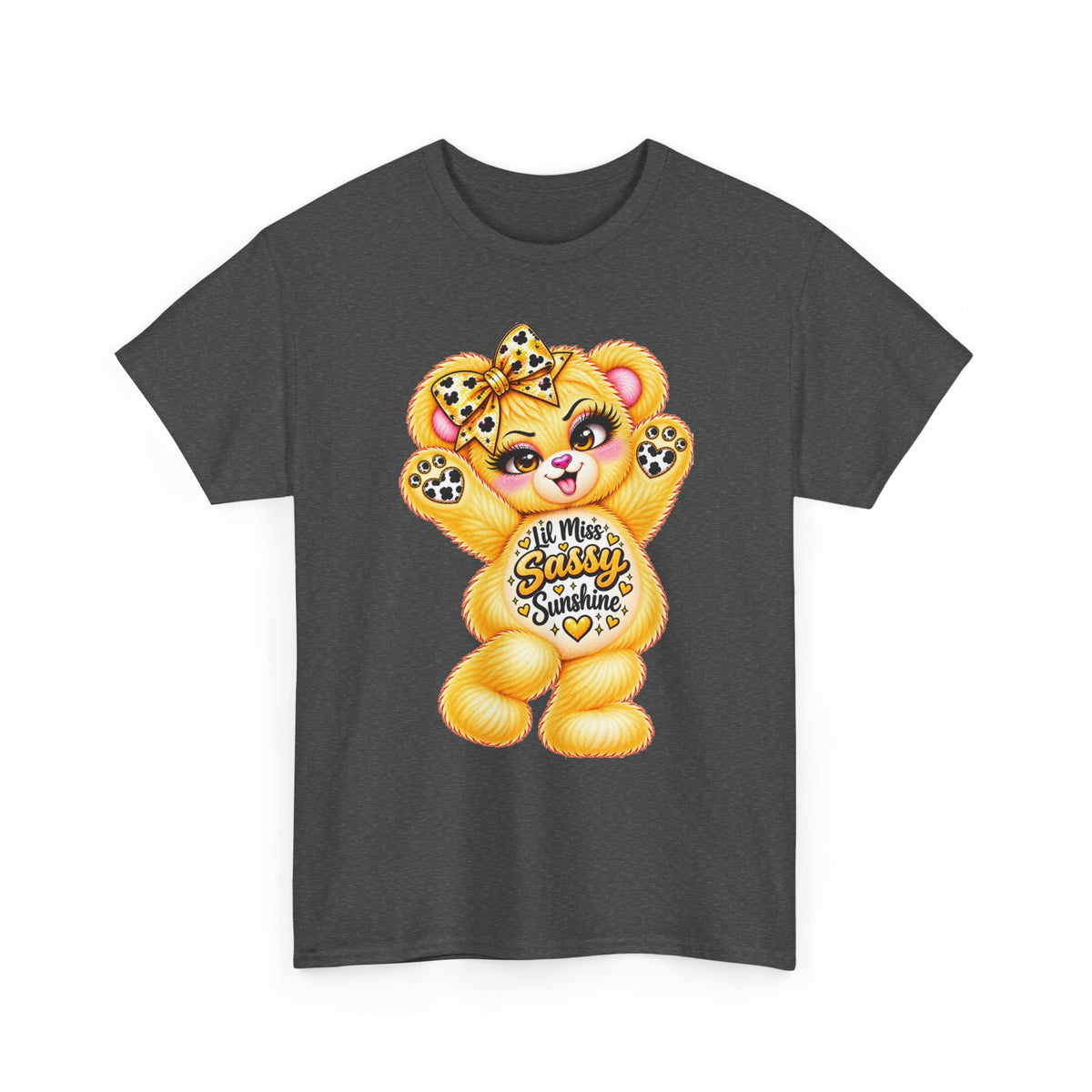 MooStache Sassy Bear Unisex Tee | Lil Miss Sunshine Bear