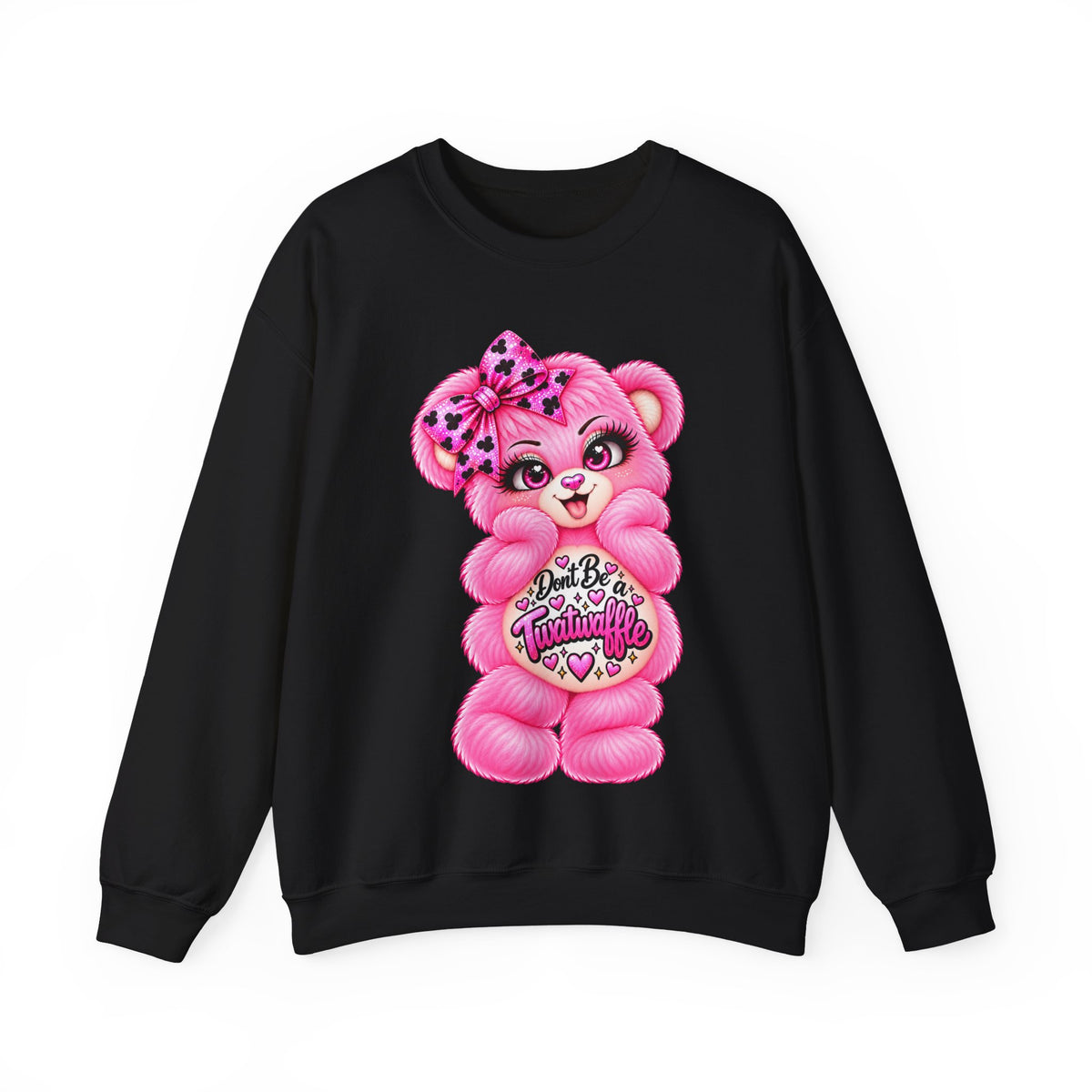 MooStache Sassy Bear Sweatshirt | Twatwaffle Bear