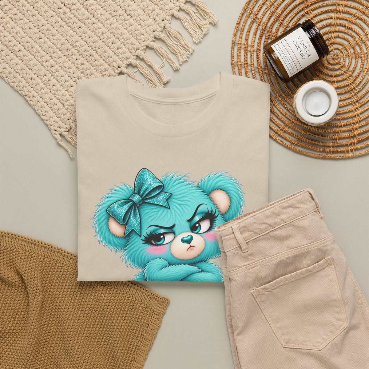 MooStache Sassy Bear Unisex Tee | Absolutely Not Bear