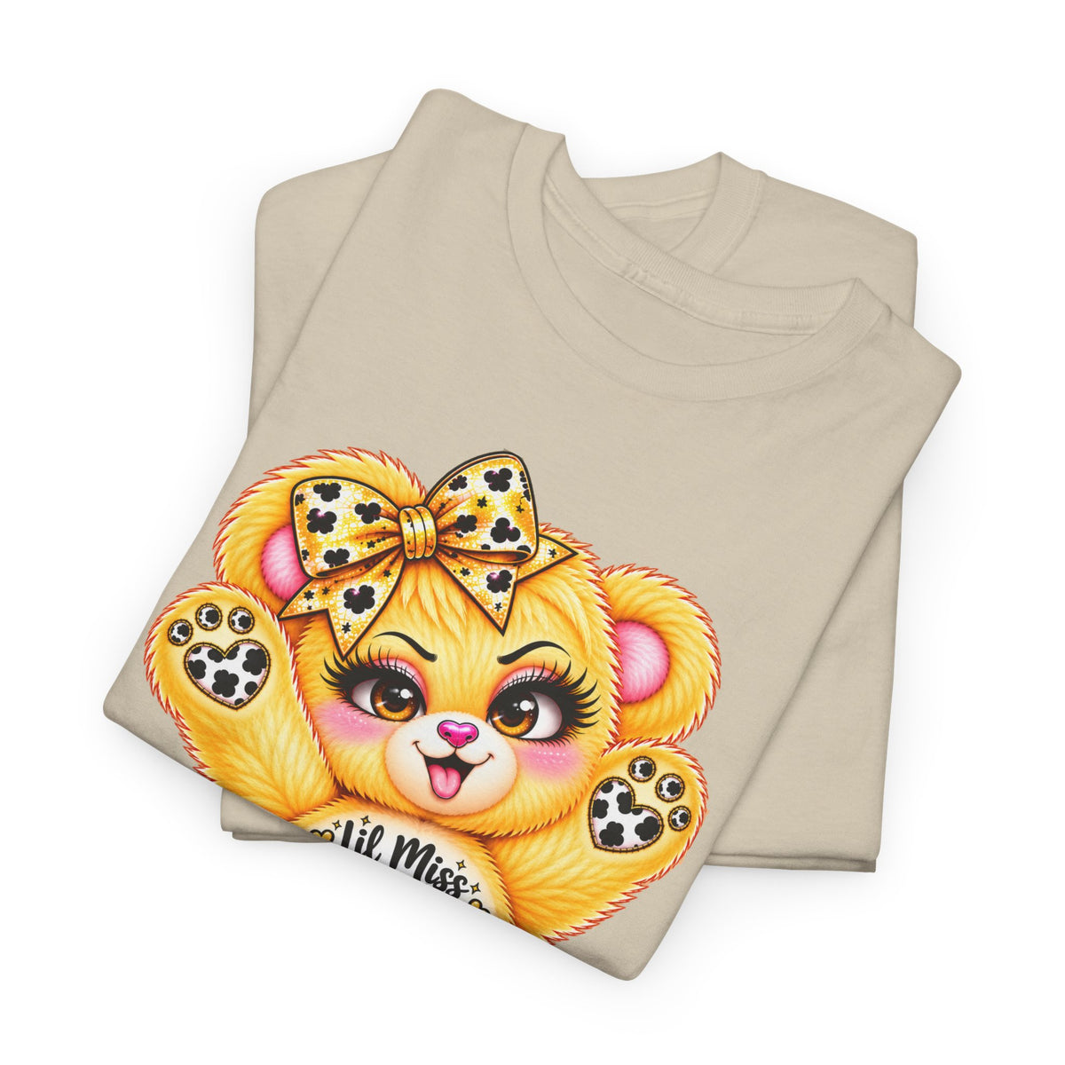 MooStache Sassy Bear Unisex Tee | Lil Miss Sunshine Bear