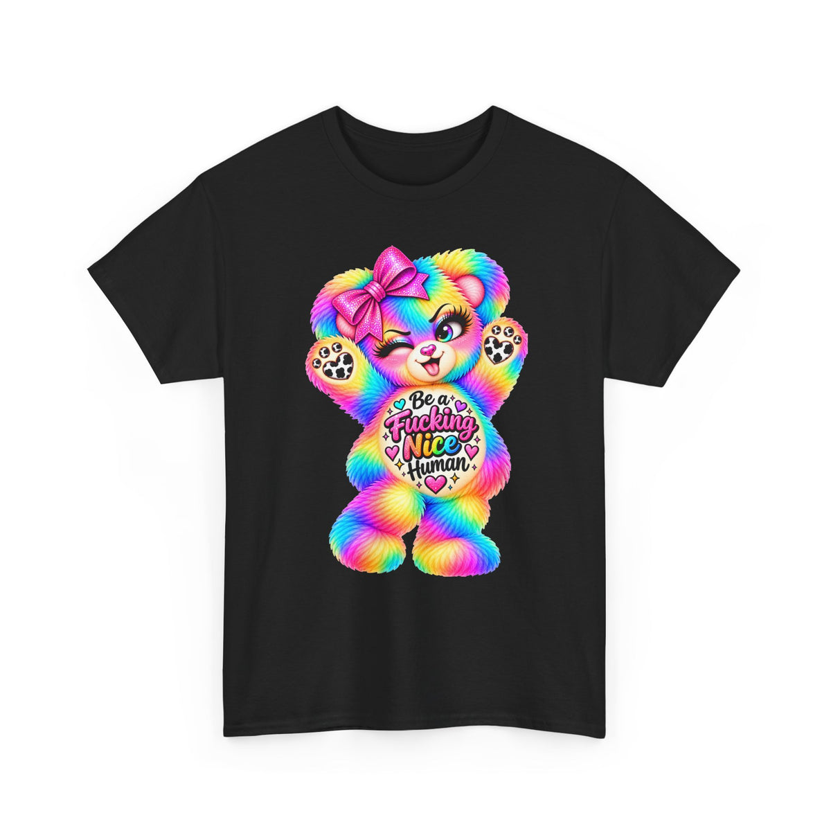 MooStache Sassy Bear Unisex Tee | Nice Human Bear