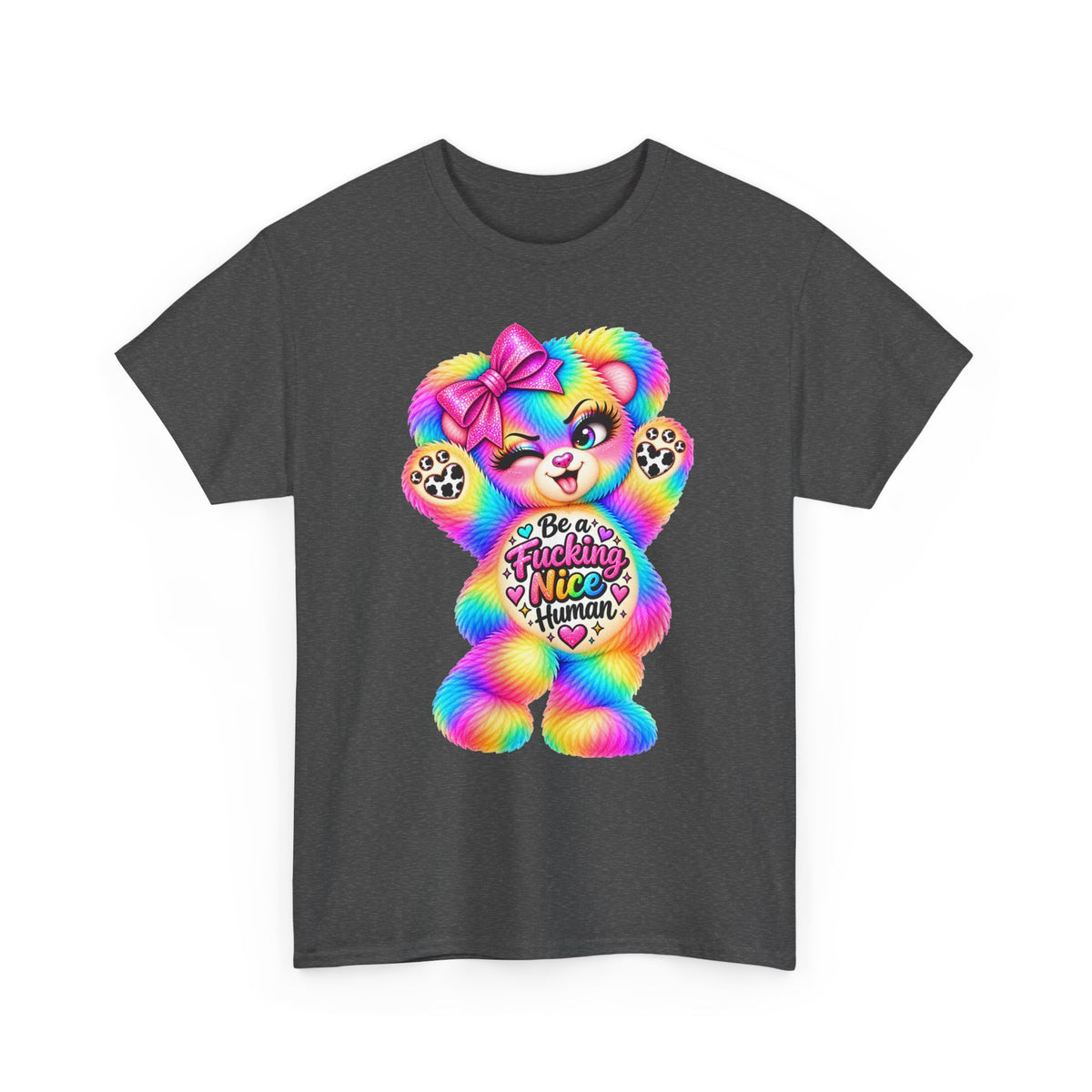 MooStache Sassy Bear Unisex Tee | Nice Human Bear