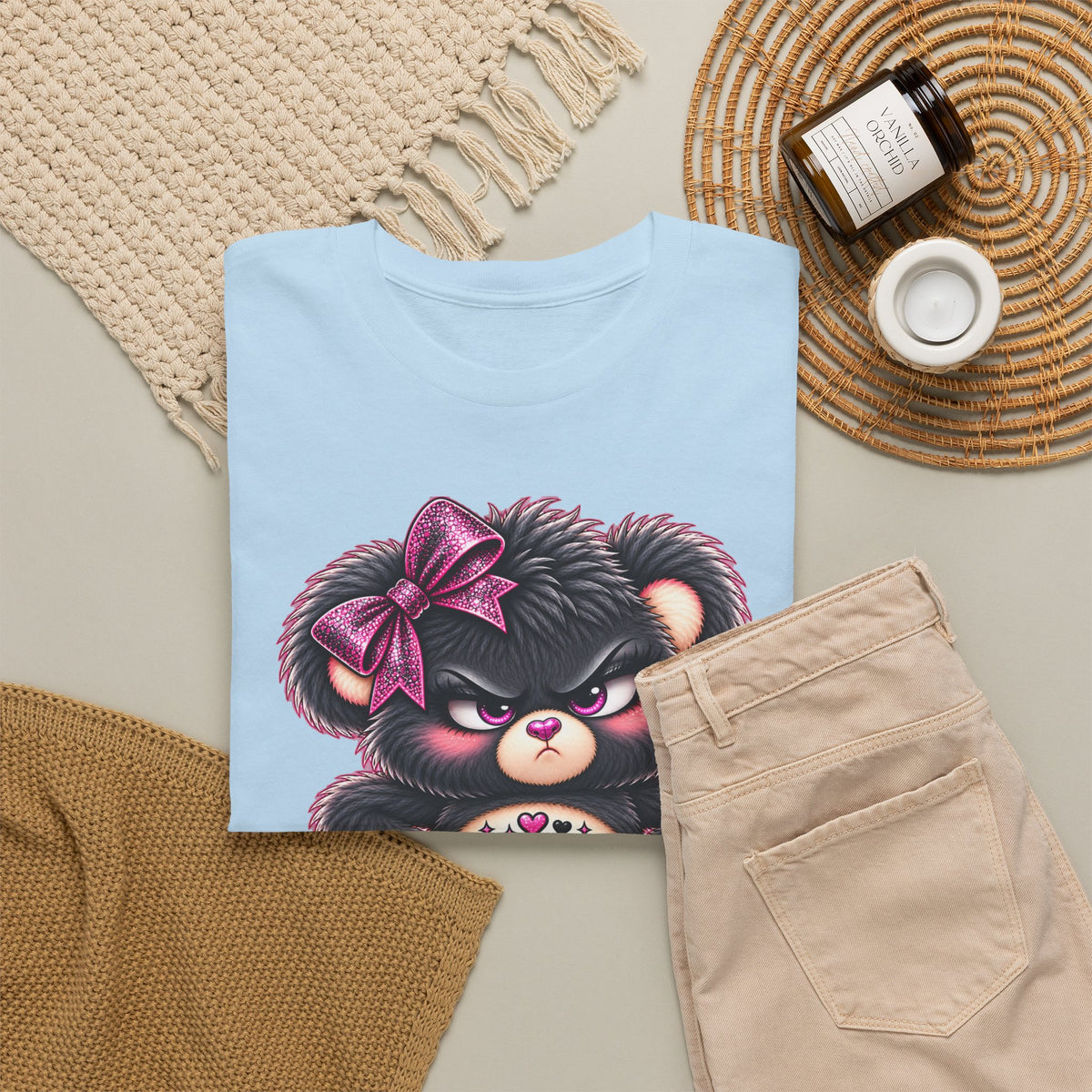 MooStache Sassy Bear Unisex Tee | FAFO Bear