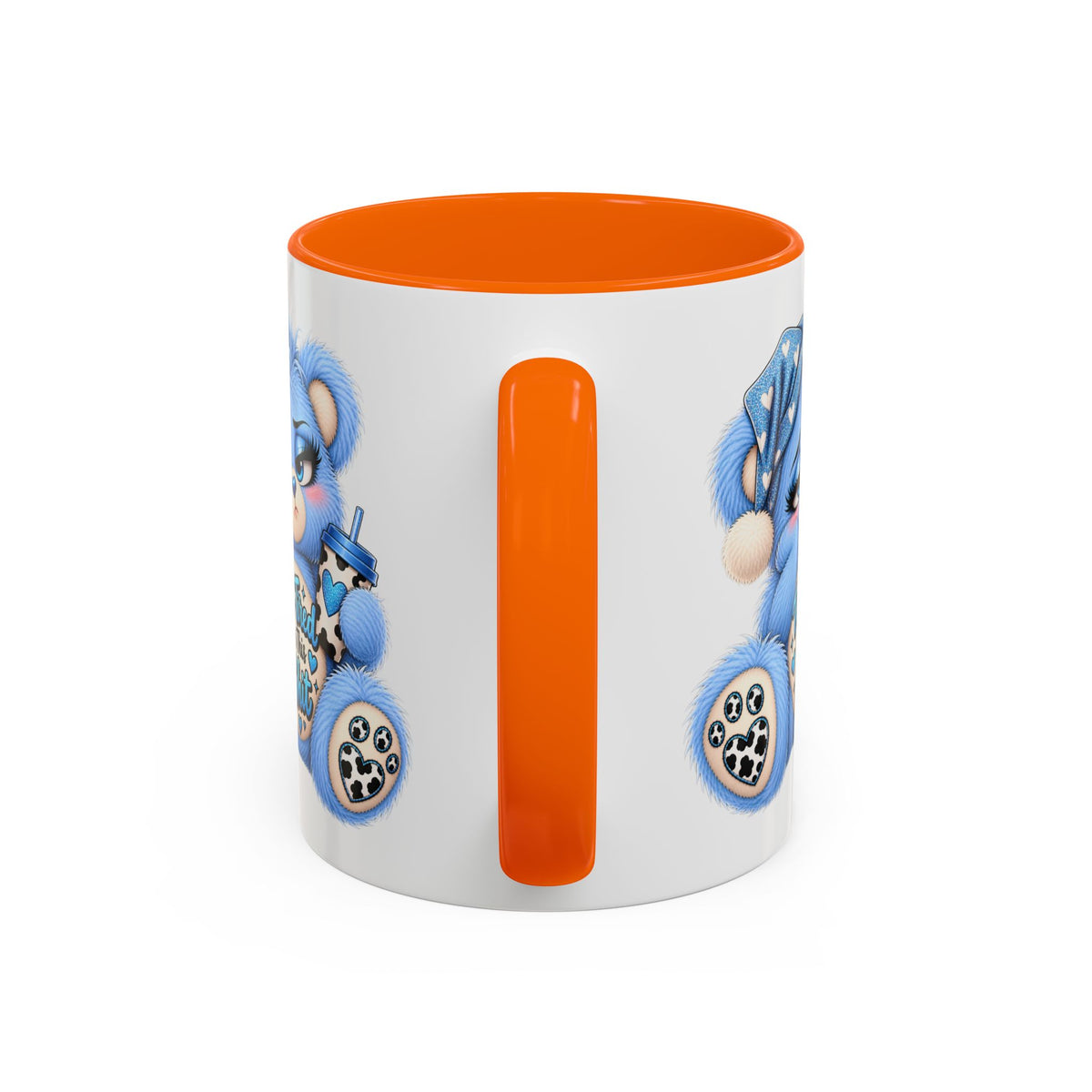 MooStache Sassy Bear Mug | Too Tired Bear