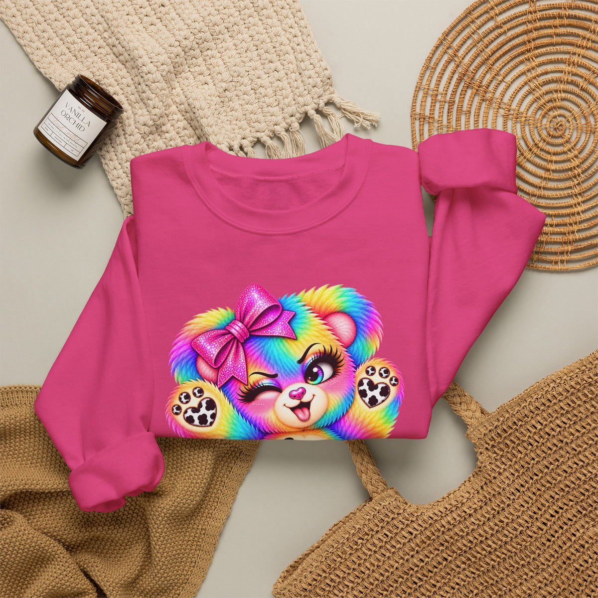 MooStache Sassy Bear Sweatshirt | Be a F*cking Mind Human Bear