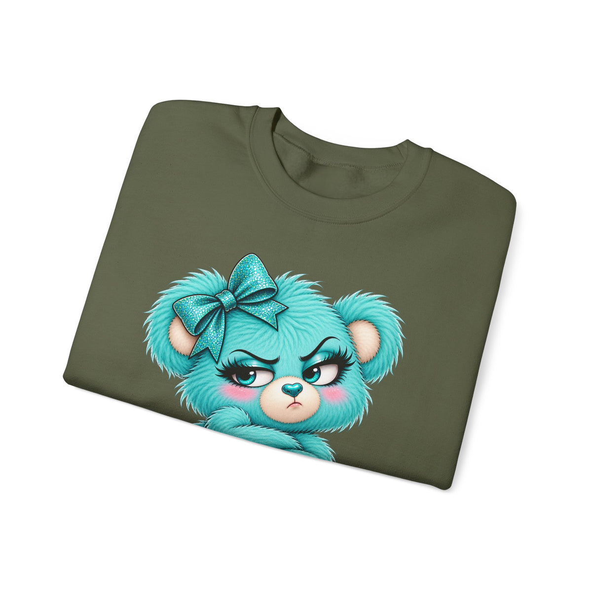 MooStache Sassy Bear Sweatshirt | Absolutely F*cking Not Bear