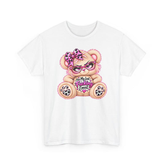 MooStache Sassy Bear Unisex Tee |  Per My Last… Bear