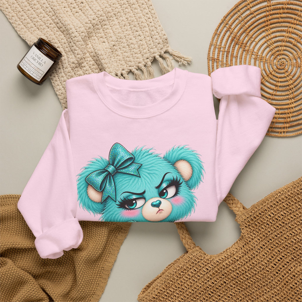 MooStache Sassy Bear Sweatshirt | Absolutely F*cking Not Bear