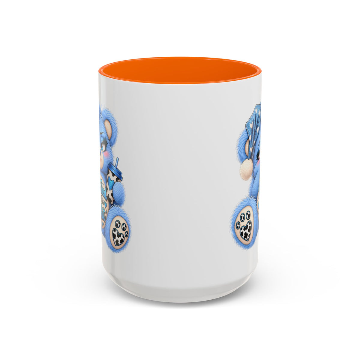 MooStache Sassy Bear Mug | Too Tired Bear