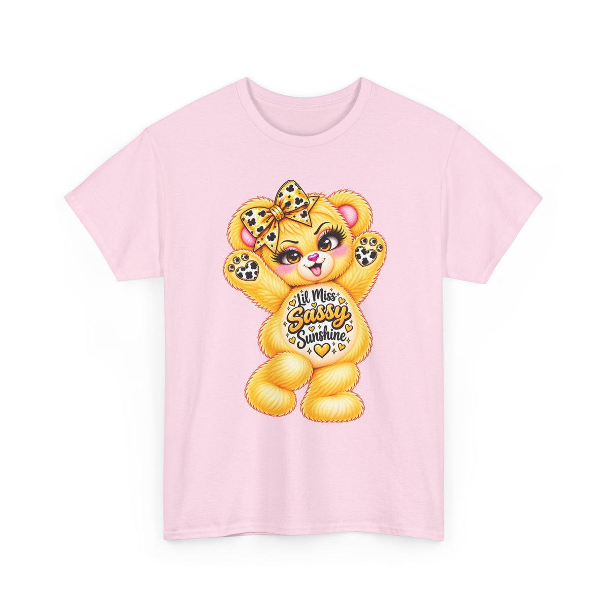 MooStache Sassy Bear Unisex Tee | Lil Miss Sunshine Bear