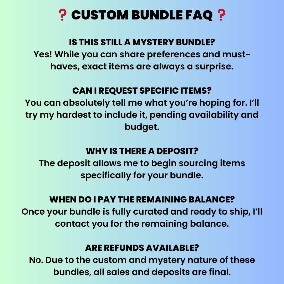 Custom Curated Bundles