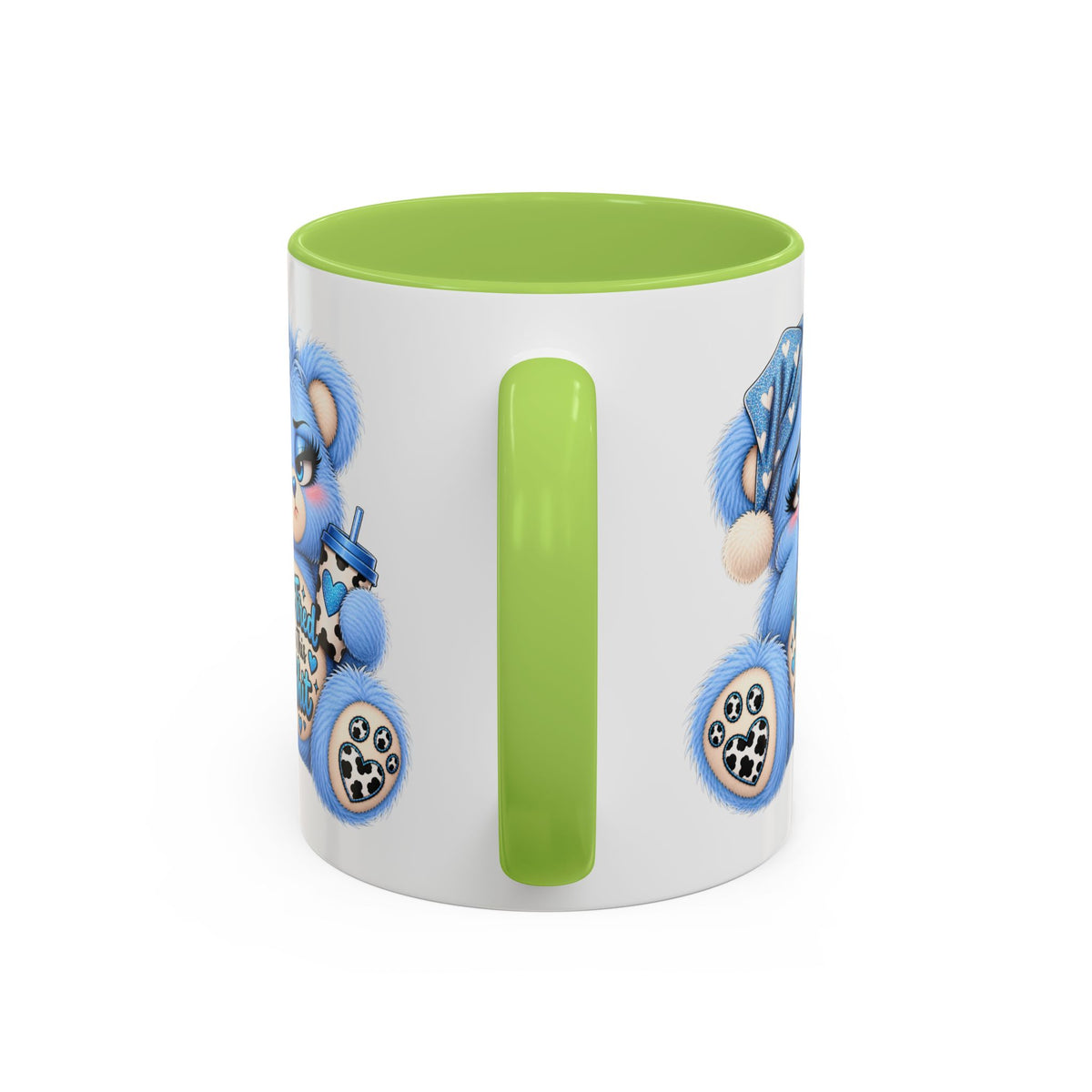 MooStache Sassy Bear Mug | Too Tired Bear
