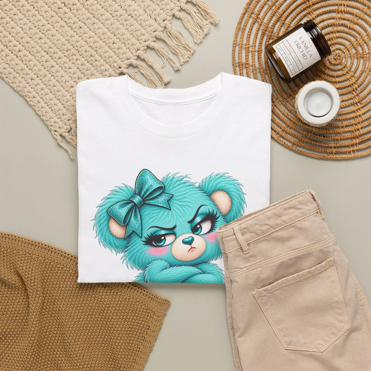 MooStache Sassy Bear Unisex Tee | Absolutely Not Bear