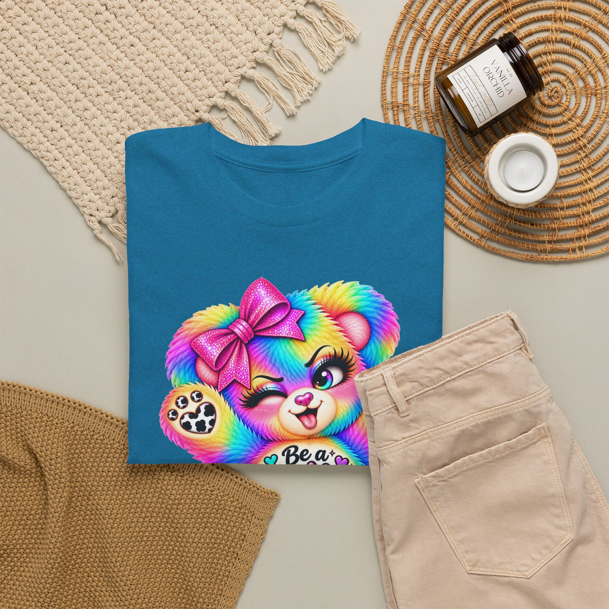 MooStache Sassy Bear Unisex Tee | Nice Human Bear