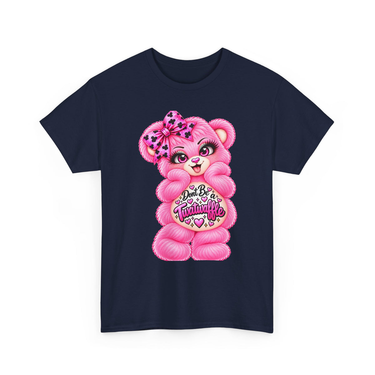 MooStache Sassy Bear Unisex Tee |  Twatwaffle Bear