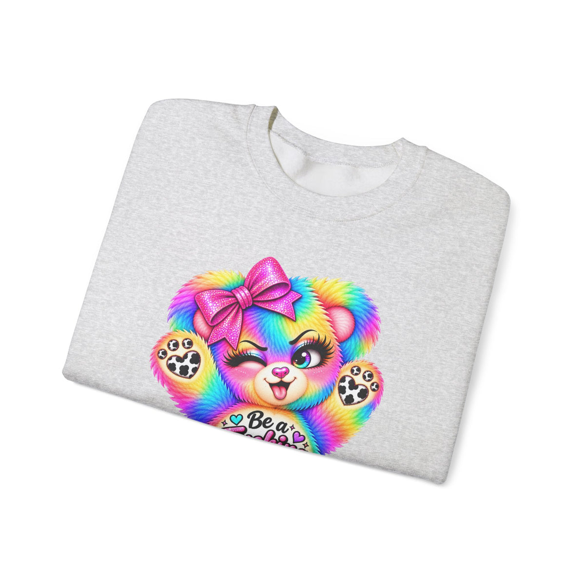 MooStache Sassy Bear Sweatshirt | Be a F*cking Mind Human Bear
