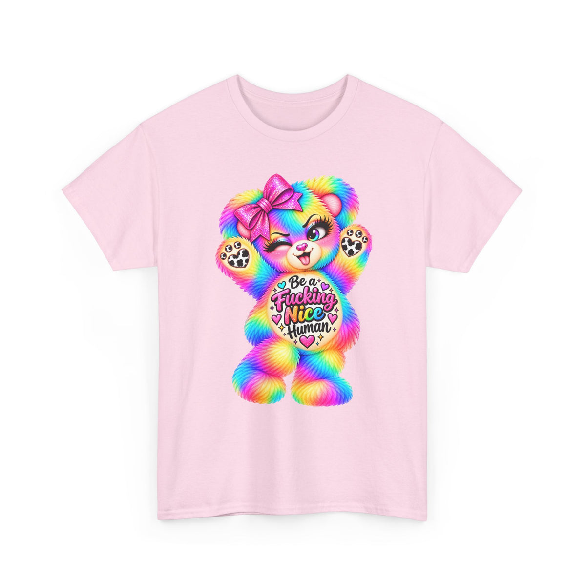MooStache Sassy Bear Unisex Tee | Nice Human Bear